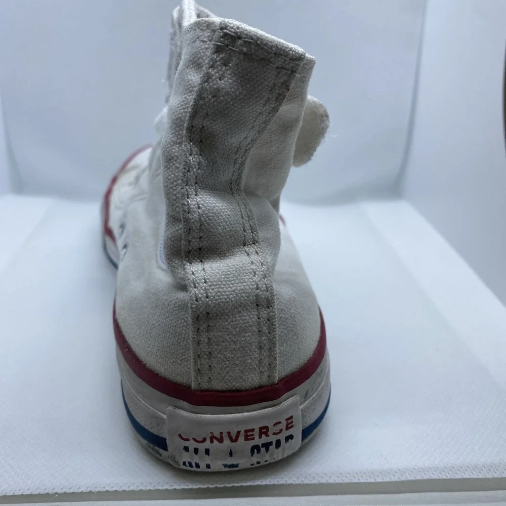 Converse Chuck Taylor All Star White High Top Platform Sneakers Youth Size 13